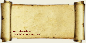 Dijana Crnjanski vizit kartica